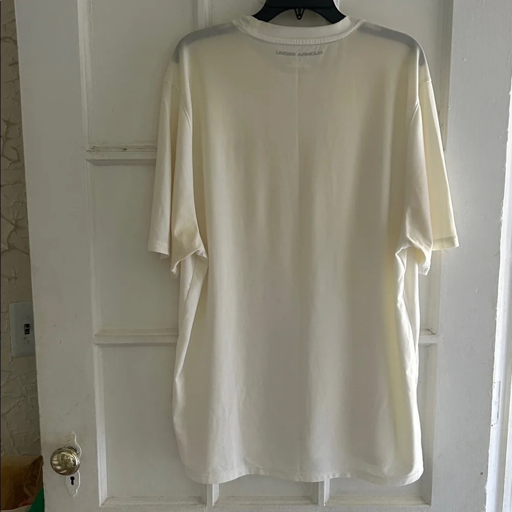 Under Armour Off-White Tee with Logo
